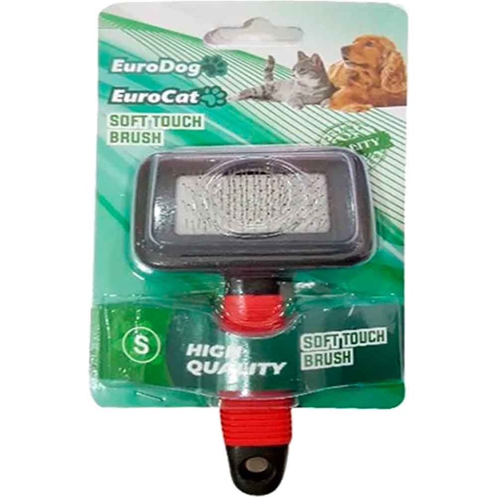 EuroDog Kedi ve Köpek Tüy Tarama Fırçası Small